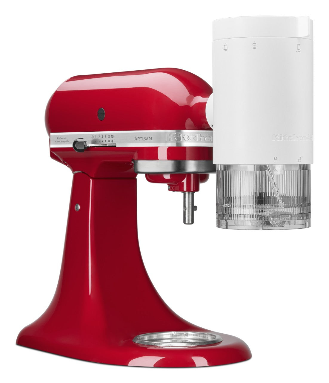 KitchenAid Shave Ice Vorsatz 5KSMSIA inkl Eis- und Sorbet-Rezeptbuch