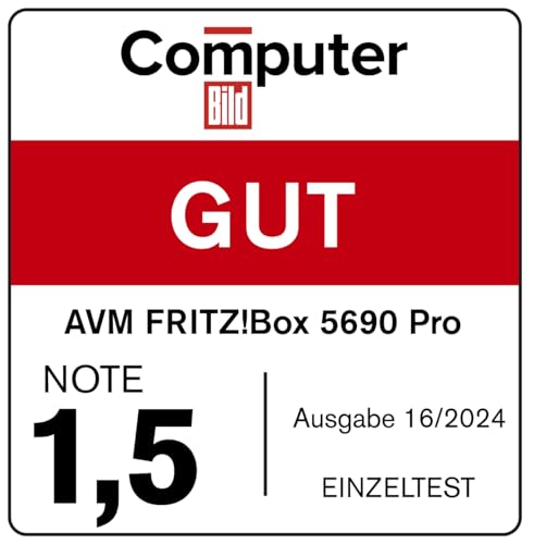 FRITZ!Box 5690 Pro – Wi-Fi 7 Triband-Router für DSL & Glasfaser, Mesh & DECT