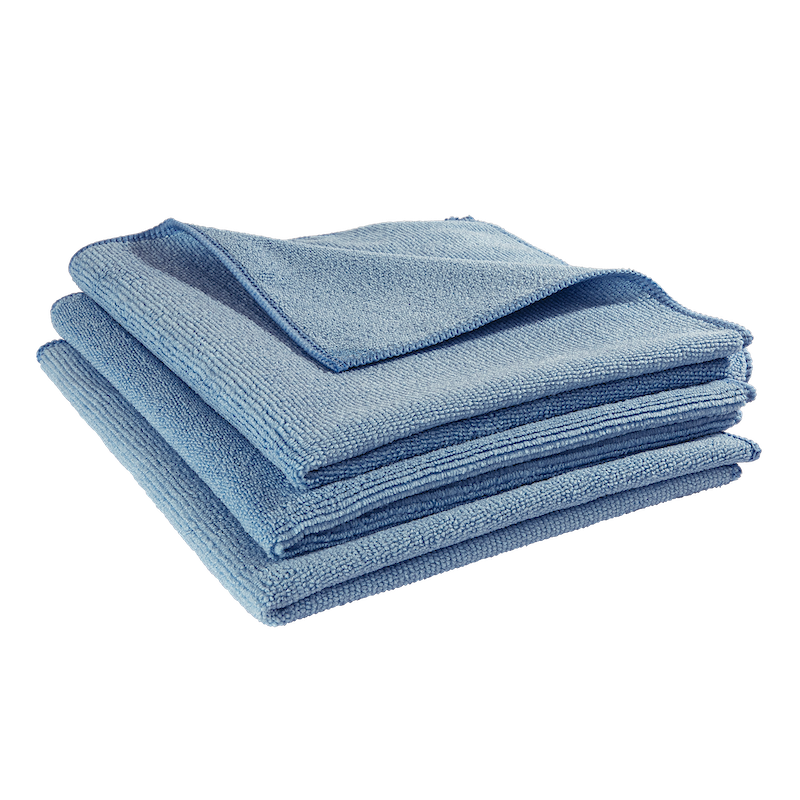 Spezial Mikrofasertuch kettgewirkt 40x40 cm blau