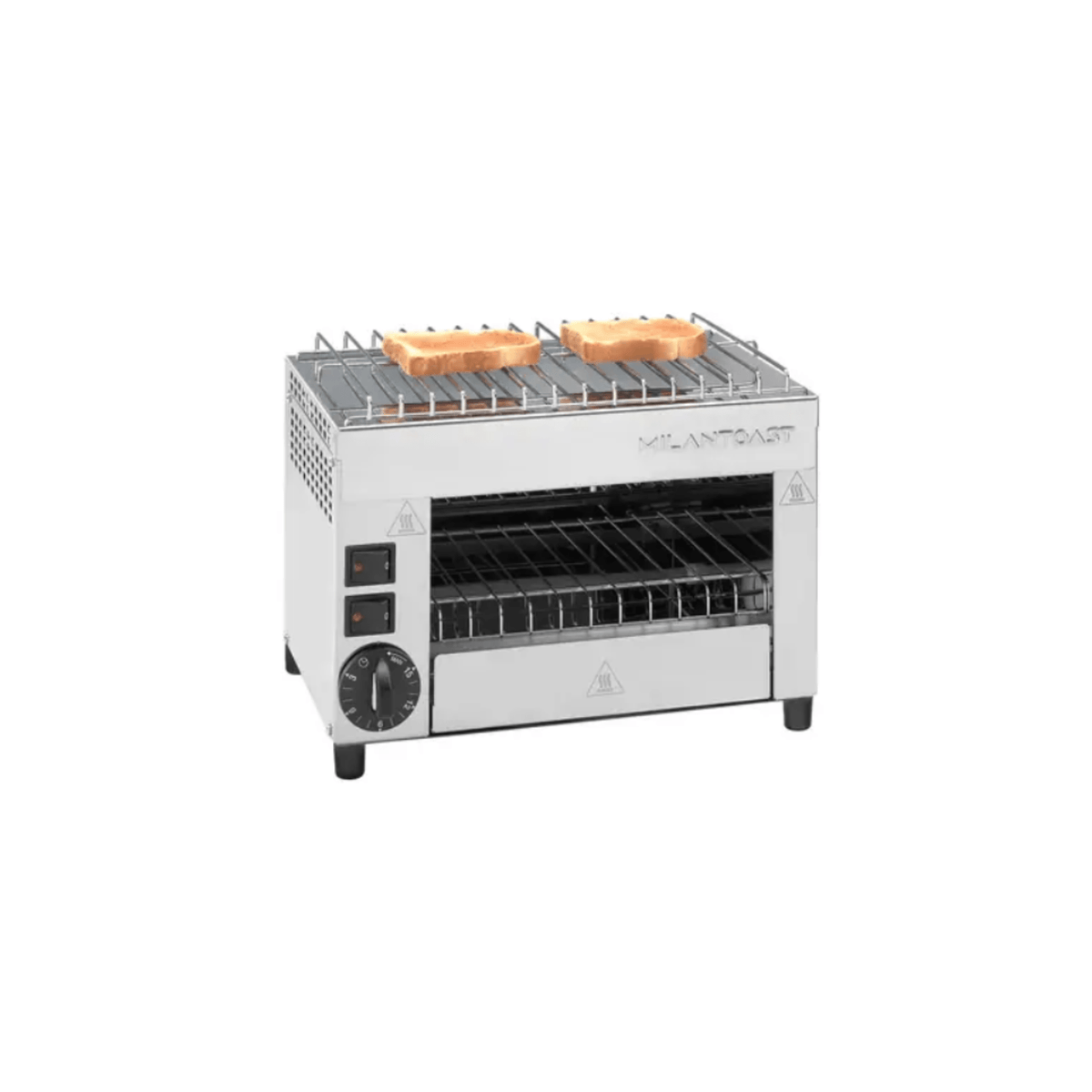 Milantoast Infrarotgrill Toaster, mit 2 Zangen