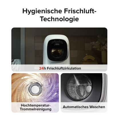 Roborock Zeo Mini Waschtrockner mit der Zeo-Cycle® Trocknungstechnologie