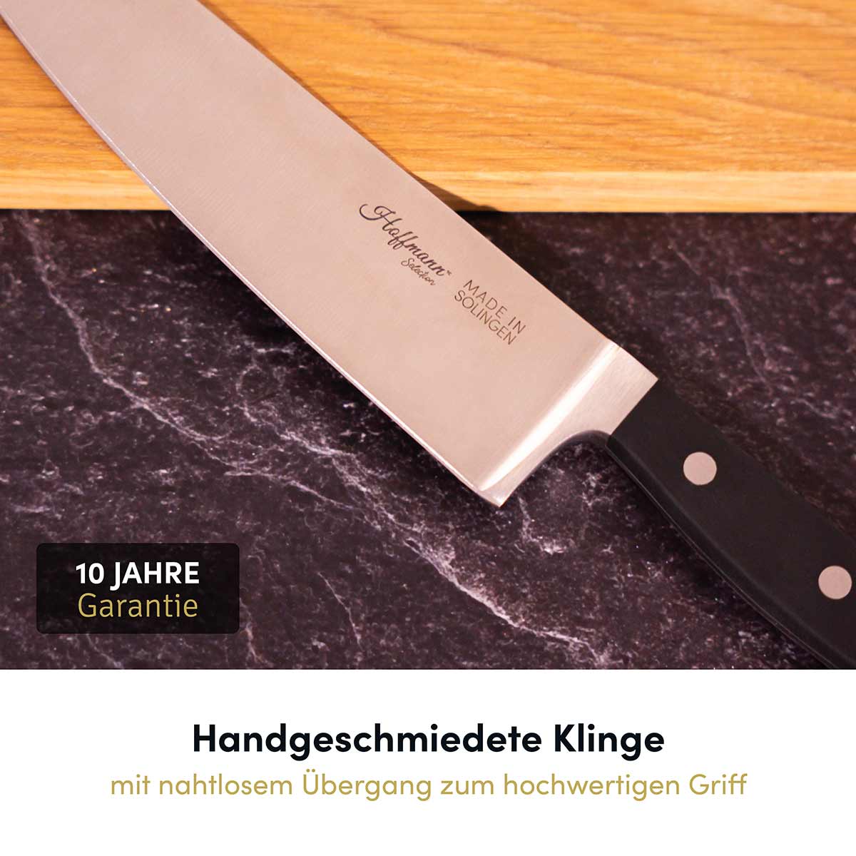 Chefmesser 21 cm, handgeschmiedet in Solingen