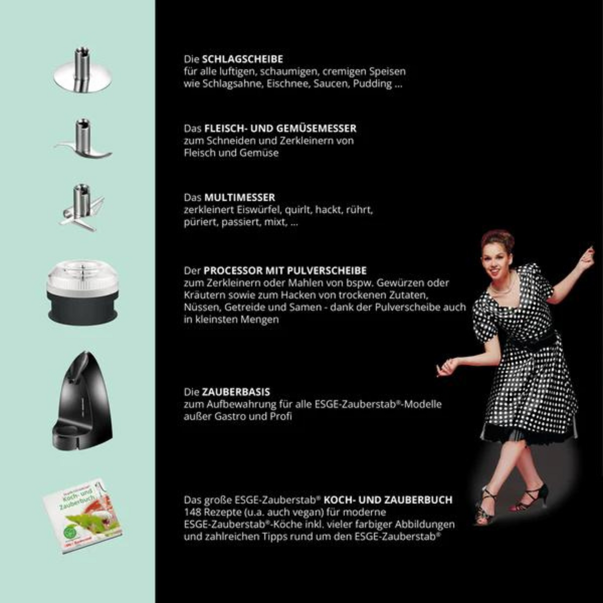 ESGE Zauberstab Petticoat Edition