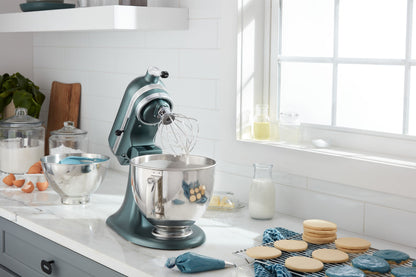 KitchenAid 4,8 L 5KSM175 Artisan Küchenmaschine Meatlover mit Ganzmetall- Fleischwolf