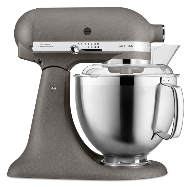 KitchenAid 4,8 L 5KSM185 Artisan Küchenmaschine Allrounderset Fleischwolf+Spritzgebäck+Gemüseschneider