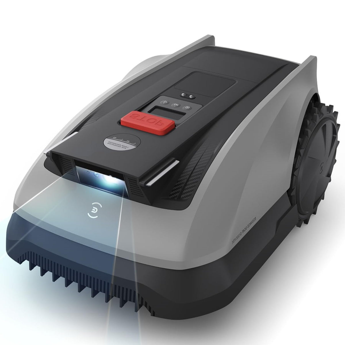 ECOVACS Goat O1200 RTK Mähroboter ohne Begrenzungskabel, 1200 m², LiDAR-unterstützte RTK+Vision Navigation, Rasenmäher Roboter, einstellbare Schnitthöhe 3-8cm, Auto-Kartierung, 0,7m Engstellen