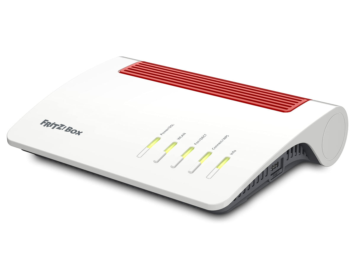 FRITZ!Box 7590 AX Exclusive – Wi-Fi 6 DSL-Router mit Mesh, DECT & USB-Stick