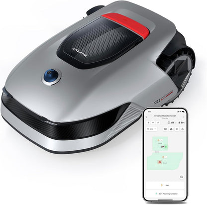 DREAME Mähroboter A2, Auto-Begrenzungseinrichtung,3000 m²,Dual-Fusion-Kartierung, OmniSense-2.0-Hindernisvermeidung, EdgeMaste-Schneidsystem, Leiser Nabenmotor, Steigung bis 26,5°, Smart-App-Steuerung