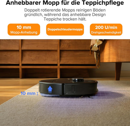 Roborock Qrevo Pro Set, 7000 Pa, FlexiArm™, 60 °C Moppreinigung
