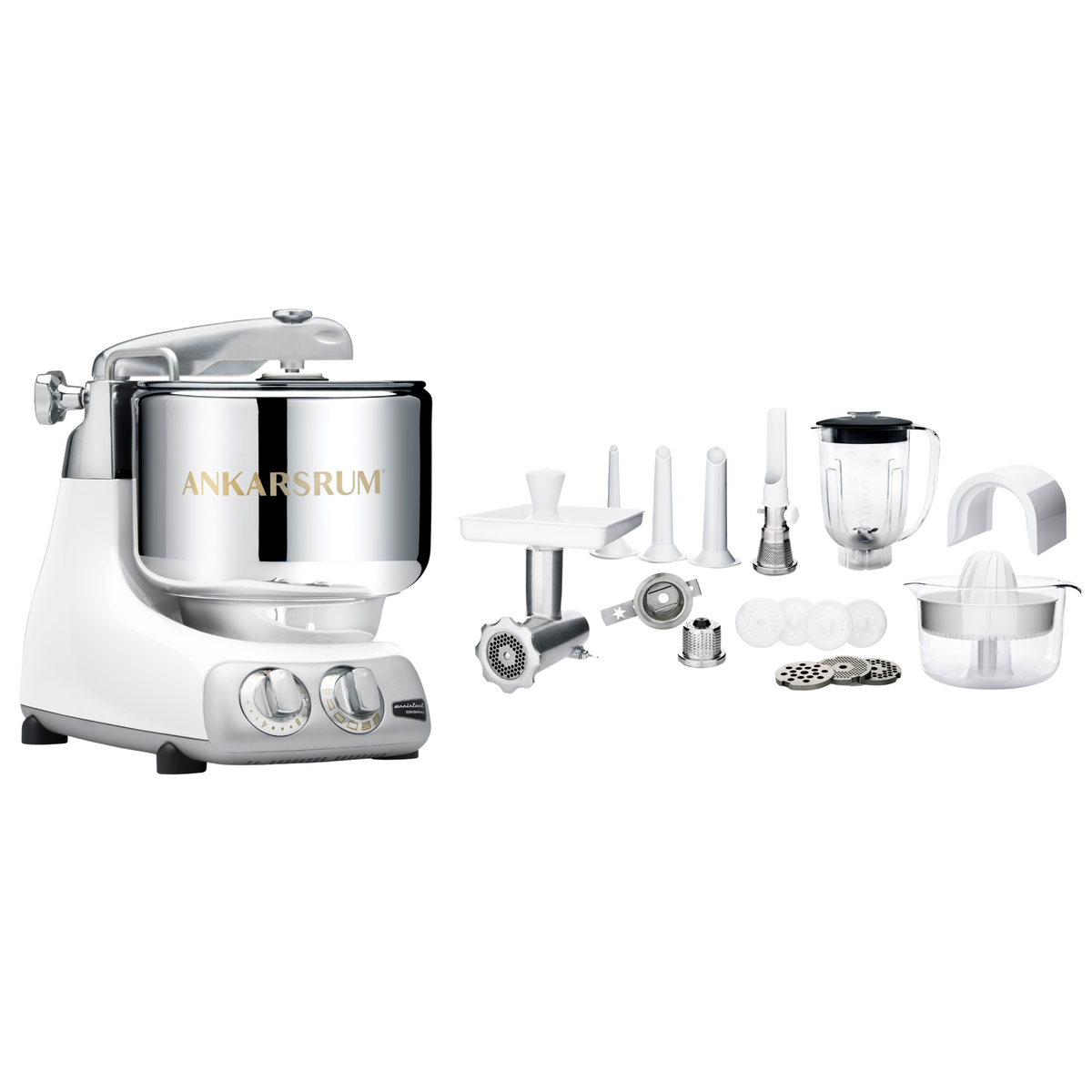 Ankarsrum Paket Allrounderset mit Deluxe Zubehörset