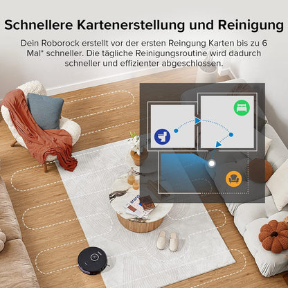 Roborock S8, 6000Pa, Doppelbürste, 3D Hindernisvermeidung, Alexa-kompatibel, Tierhaare