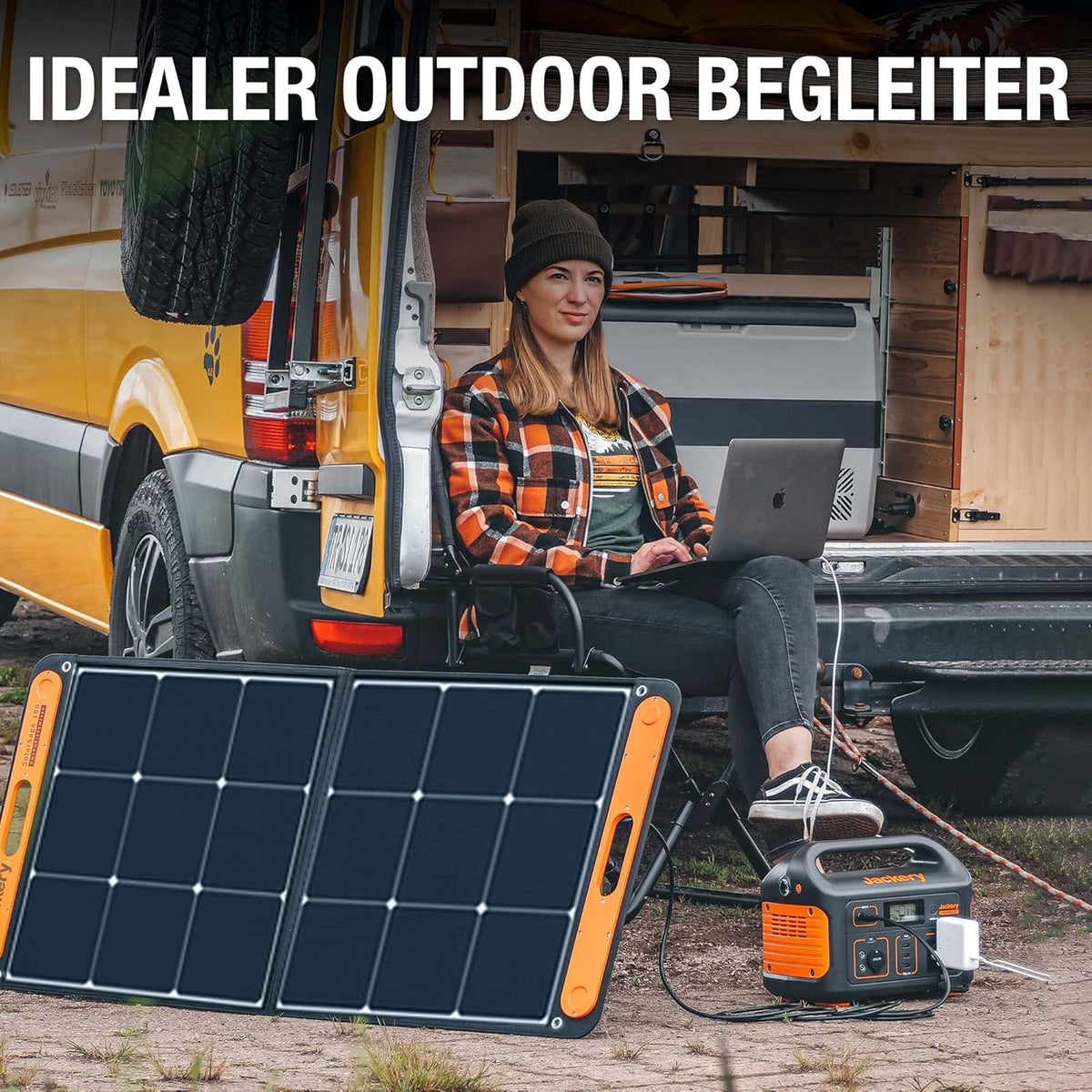 Jackery Explorer 500 Powerstation 518Wh, 500W (1000W Peak), USB & 230V