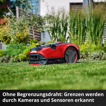 Einhell FREELEXO 500, 18V, Kamera, 500m², Brushless, 25% Steigung