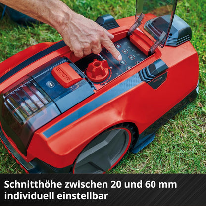 Einhell FREELEXO 500, 18V, Kamera, 500m², Brushless, 25% Steigung