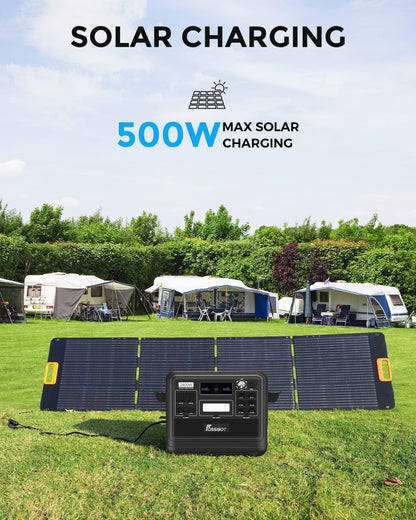 FOSSiBOT F2400 Solargenerator 2048Wh, 400W Solar, 2400W AC, Schnellladung