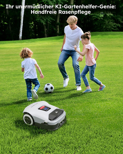 ANTHBOT KI Mähroboter, 900m², Kabellos, RTK+4-Kamera, Mehrzonen, Hindernisvermeidung