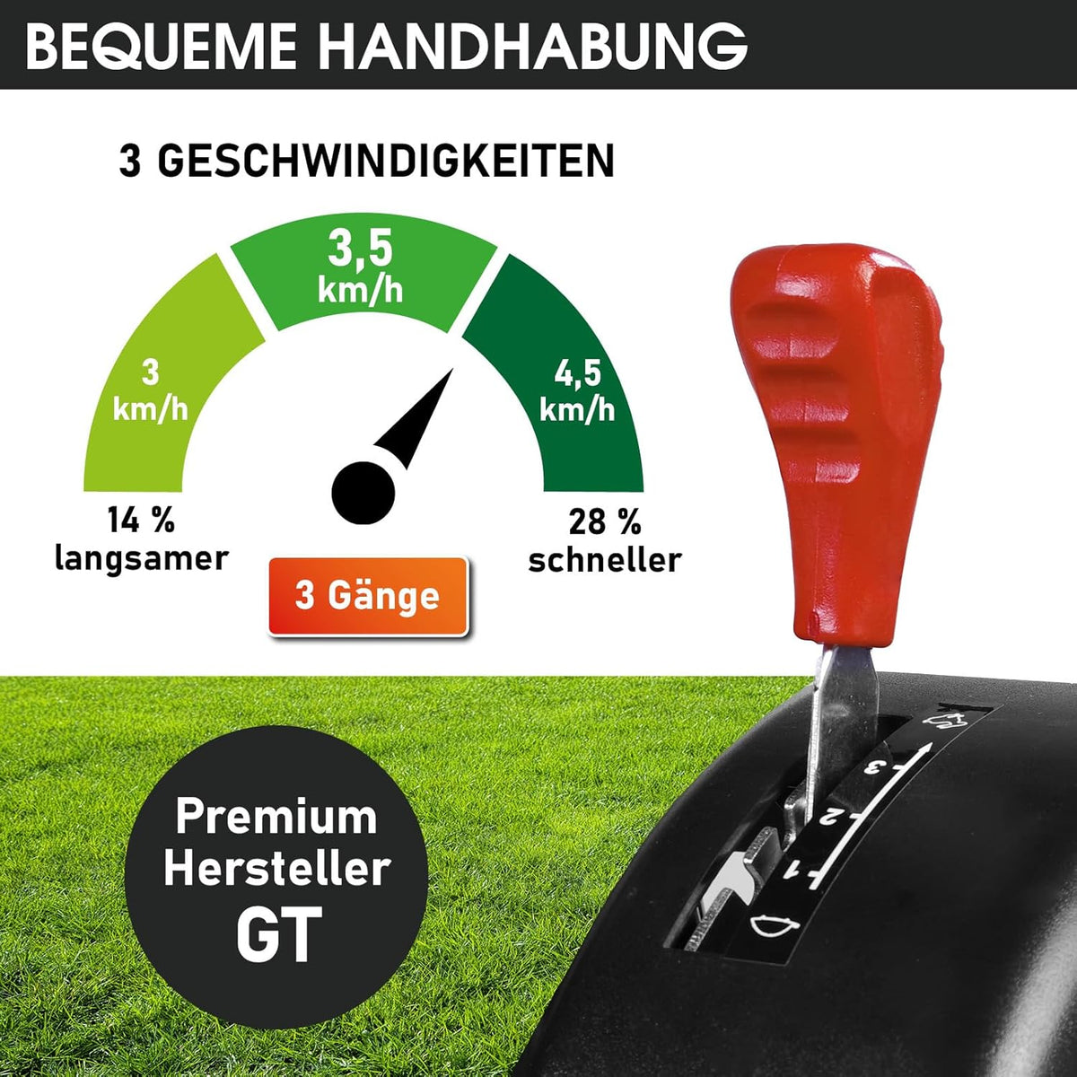 BRAST® Benzin Rasenmäher mit Antrieb | 5,2kW (7PS) | 55cm Schnittbreite | viele Modelle | TÜV | 30-80mm Schnitthöhe | 60L Fangkorb | 4 Takt OHV Motor | Stahlgehäuse | Speed