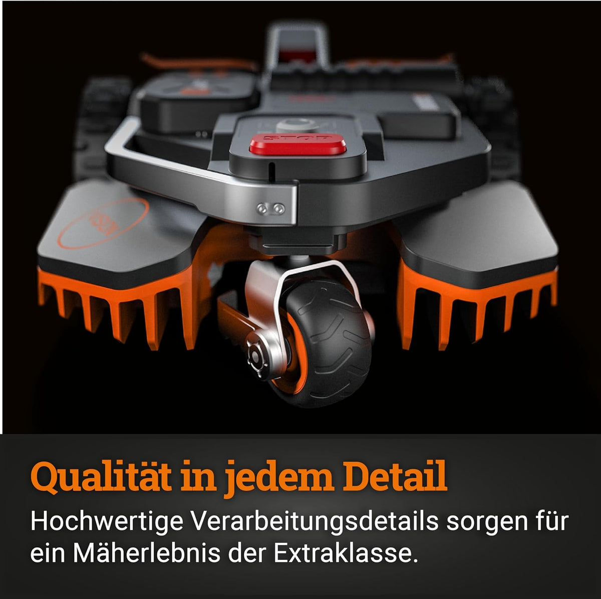 WORX Vision M800 Mähroboter 800 m² ohne Kabel, KI & Igelschutz