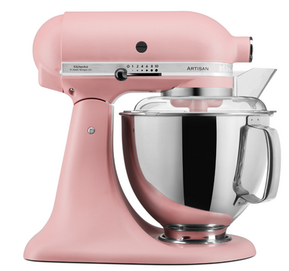 KitchenAid 4,8 L 5KSM175 Artisan Küchenmaschine Meatlover mit Ganzmetall- Fleischwolf