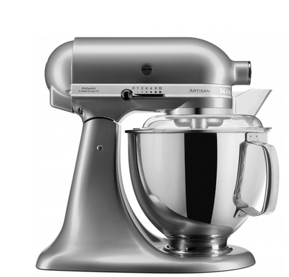KitchenAid 4,8 L 5KSM175 Artisan Küchenmaschine Pastalover mit Nudelwalzen 3er- Set
