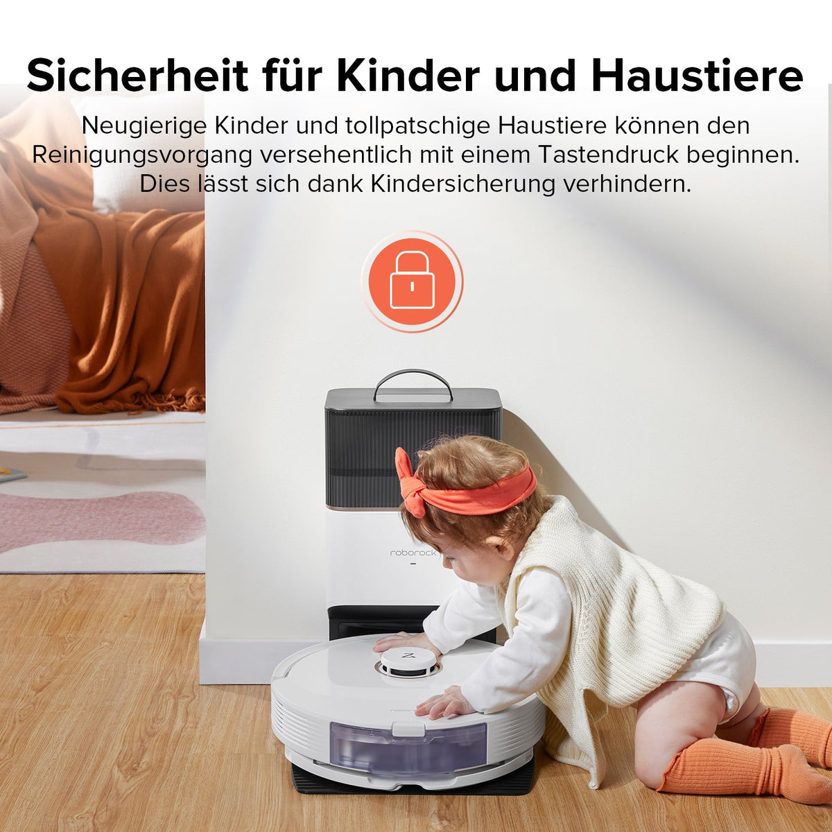 Roborock Q8 Max+ Saug- und Wischroboter mit Auto-Entleerungsstation