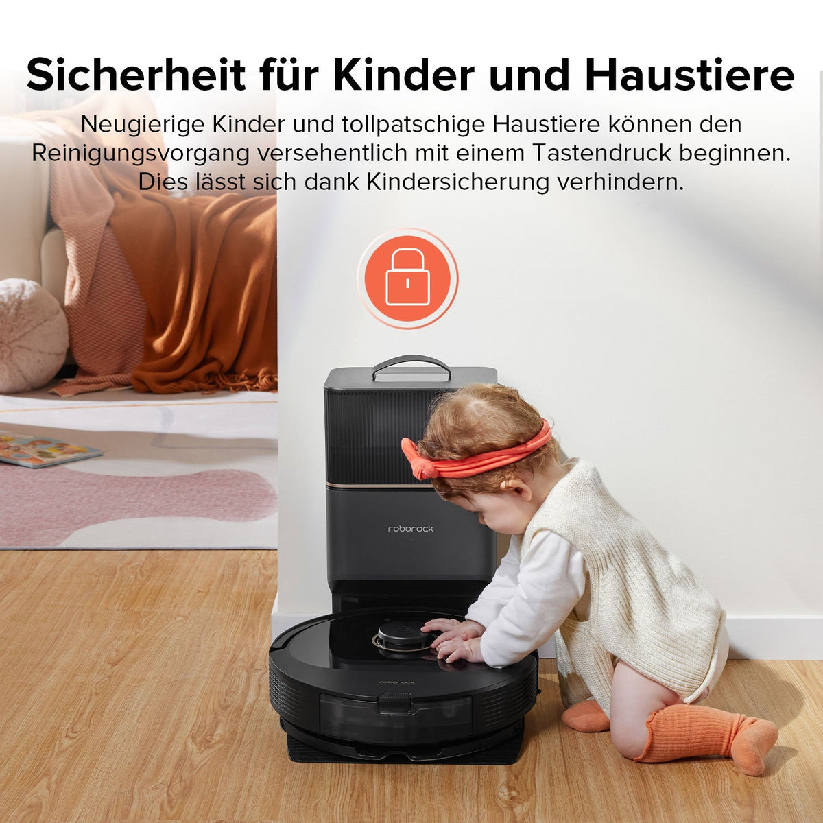 Roborock Q8 Max+ Saug- und Wischroboter mit Auto-Entleerungsstation