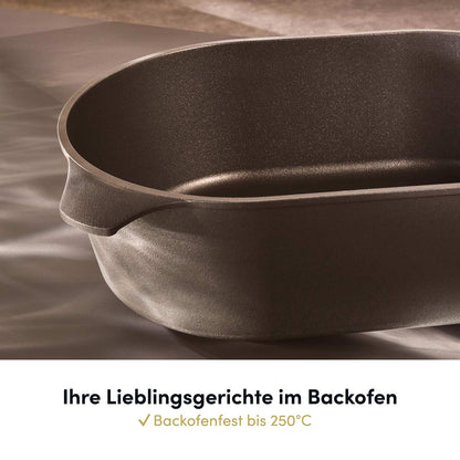 Bräter 2in1 33,5 x 23,5 cm I inkl. Pfannendeckel