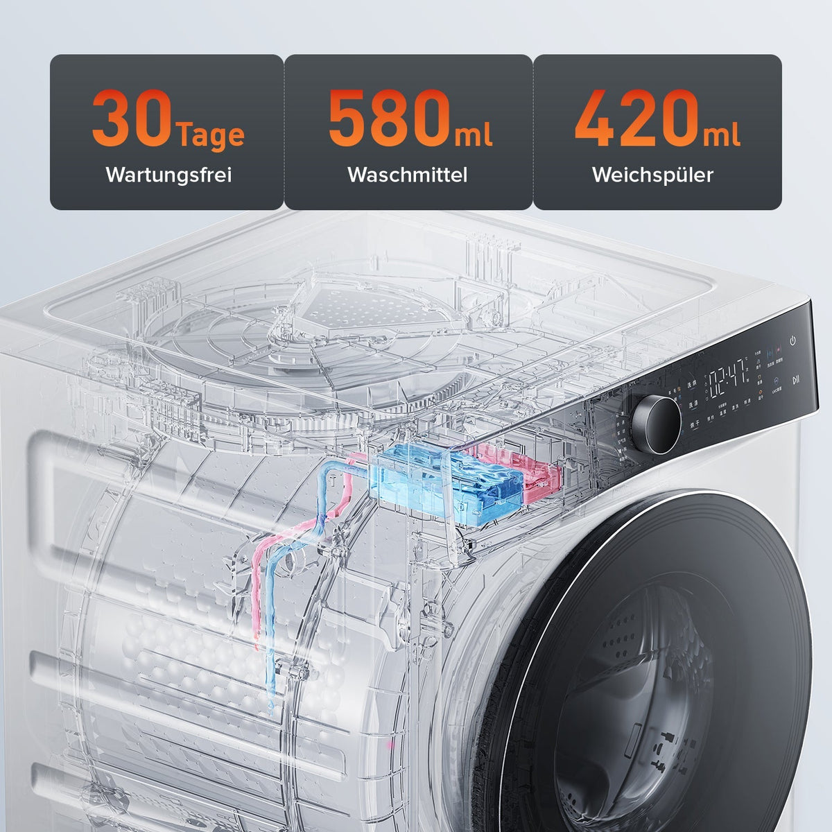 Roborock Zeo Lite Waschtrockner mit der Zeo-Cycle® Trocknungstechnologie