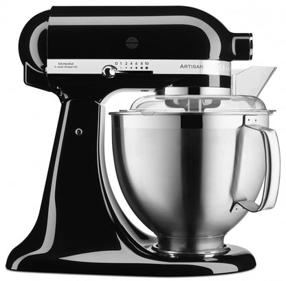 KitchenAid 4,8 L 5KSM185 Artisan Küchenmaschine Beginnerset Artisan Gemüseschneider+Flexirührer