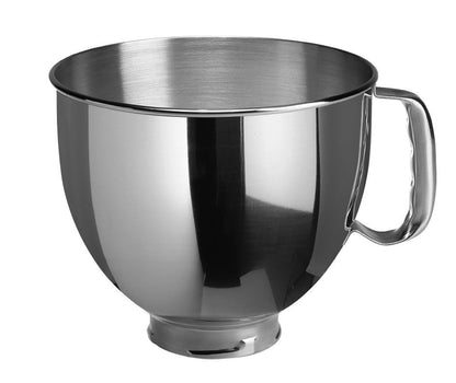 KitchenAid 4,3 L 5K45SS Classic Küchenmaschine Set 5 Fleischwolf+Spritzgebäck+Deckel+Schüssel+Spritz