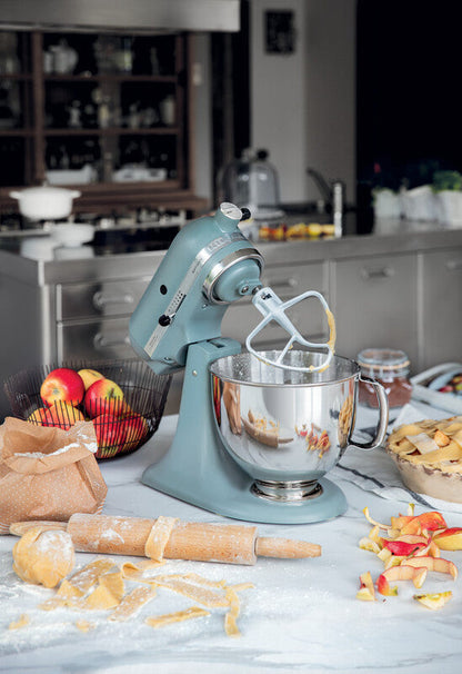 KitchenAid 4,8 L 5KSM175 Artisan Küchenmaschine Pastalover mit Nudelwalzen 3er- Set