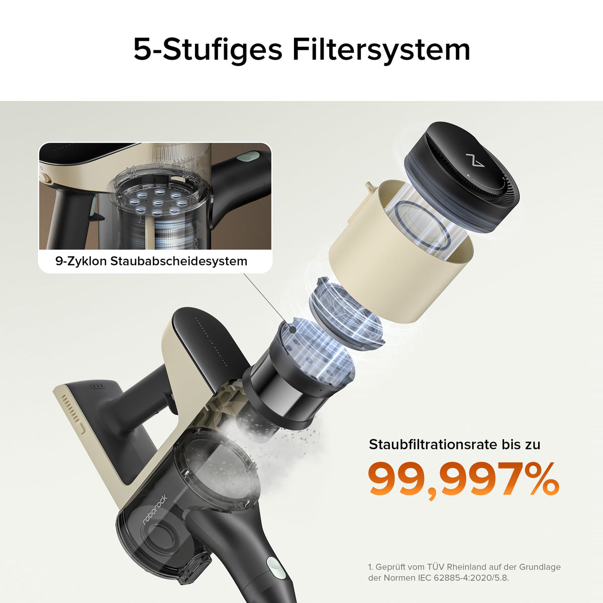 Roborock H5 Kabelloser Staubsauger