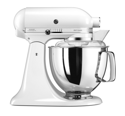 KitchenAid 4,8 L 5KSM175 Artisan Küchenmaschine Pastalover mit Nudelwalzen 3er- Set